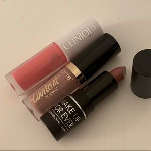 Lip Bundle- Tarte, Makeup Forever, Clinique